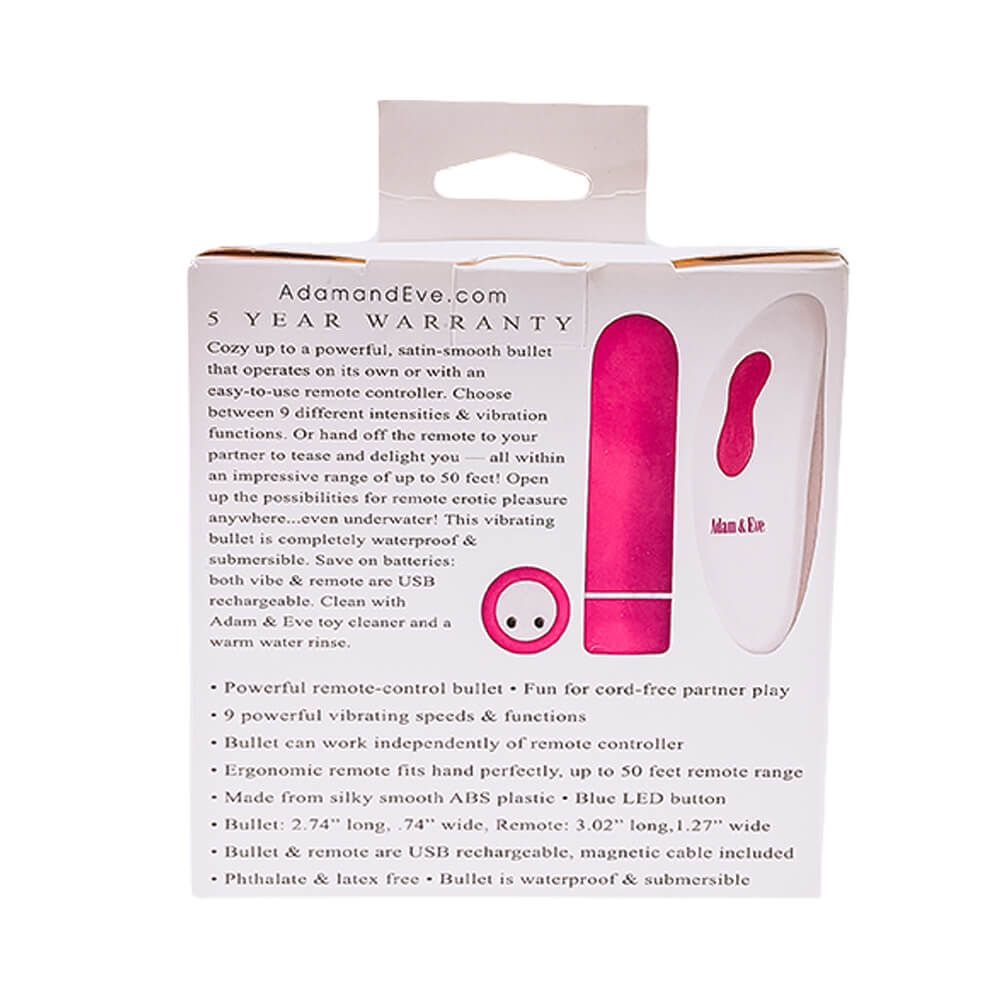Rechargeable Remote Control Bullet Vibrator LT Distributors LLC Rechargeable Remote Control Bullet Vibrator LT Distributors LLC